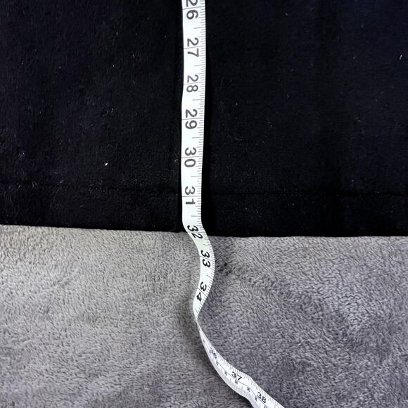 Old Navy Wool Blend Field Jacket Mens Medium Black Quilted Lined Chore Coat - Picture 9 of 11